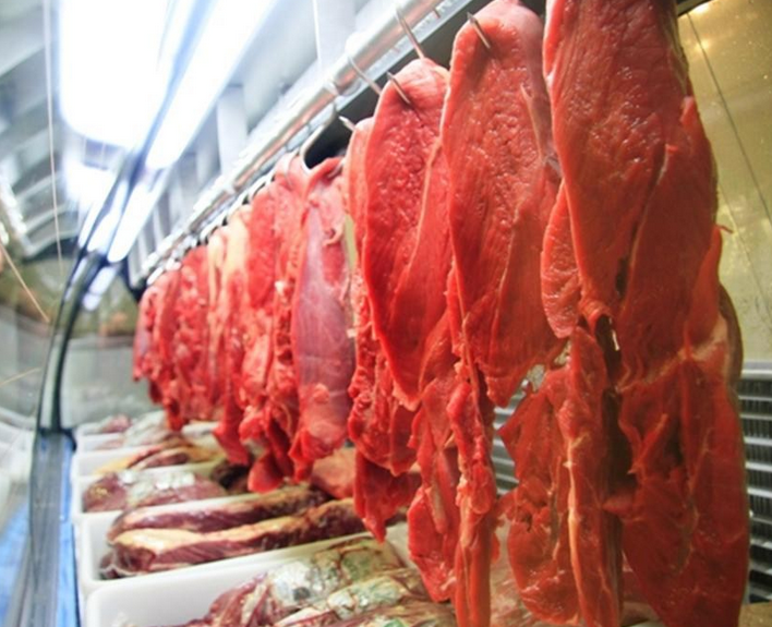 Crescimento na exportação da carne bovina